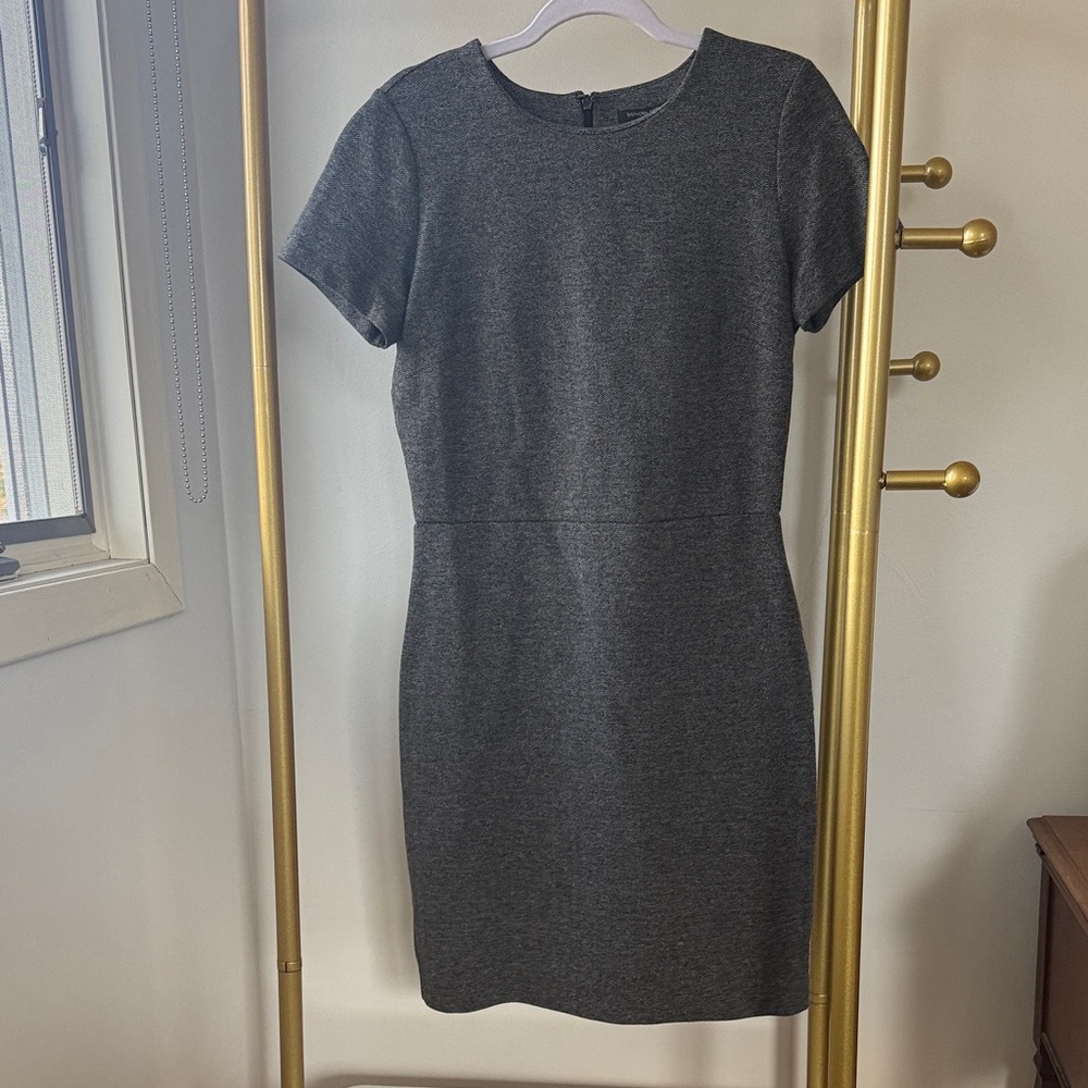 Banana Republic Charcoal Mini Dress